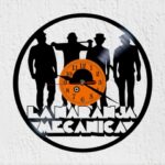 Vinynaranja Mecánica Reloj de Pared
