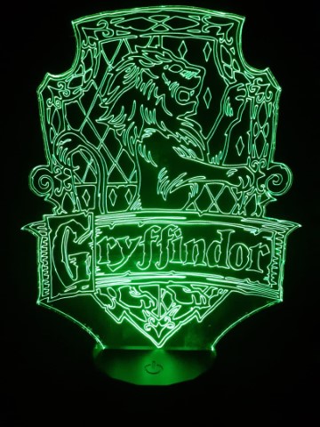 Lámpara Led  HP Gryffindor escudo