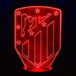 Lámpara Led  Escudo del F.C. Atletico Madrid