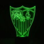 Lámpara Led 3D Escudo del Sevilla F.C.