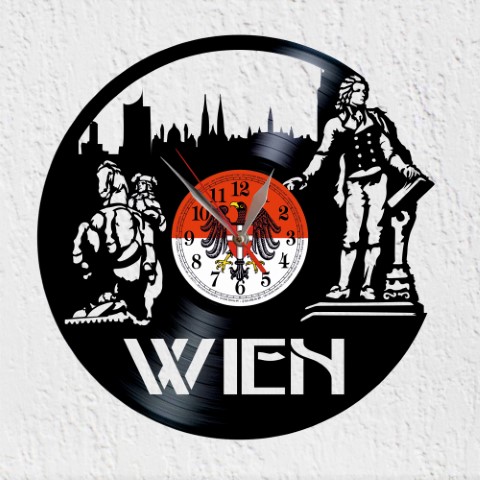 Reloj de Vinilo Viena/ Wien