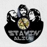 Vinybee Gees Reloj de Pared