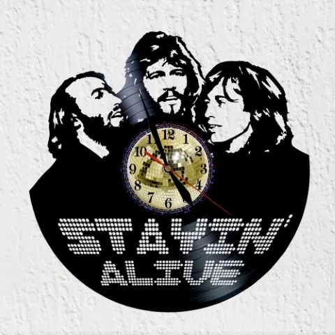 Vinybee Gees Reloj de Pared