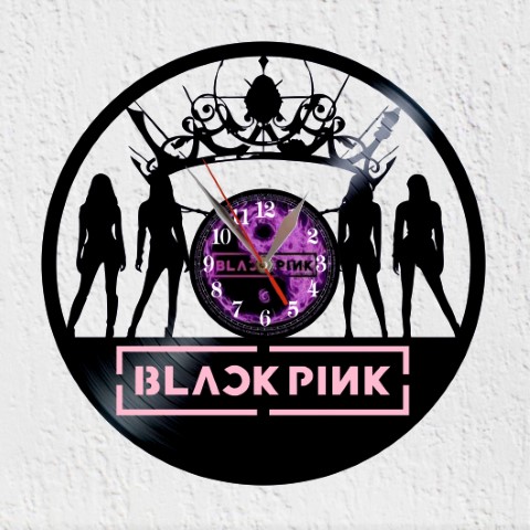 Vinyblackpink Reloj de Pared