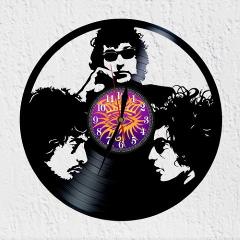 Vinybob Dylan Reloj de Pared
