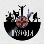 Vinydef Leppard Reloj de Pared