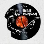 Vinystranger Things Eddie Munson Reloj de Pared