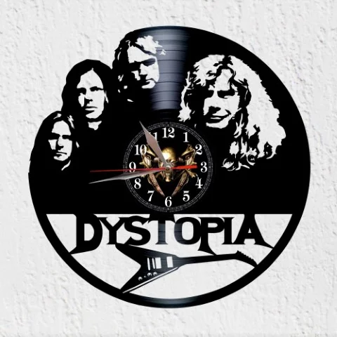Vinymegadeth Reloj de Pared