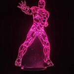 Lámpara Led 3D Iron Man