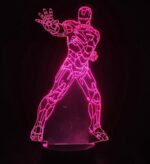 Lámpara Led 3D Iron Man