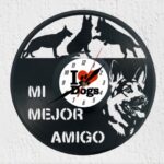 Reloj de vinilo Pastor Alemán