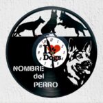Reloj de vinilo Pastor Alemán - Imagen 2