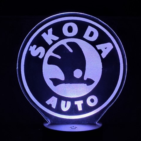 Lámpara Led  Škoda Símbolo