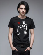 camiseta negra bring me the horizon modelo