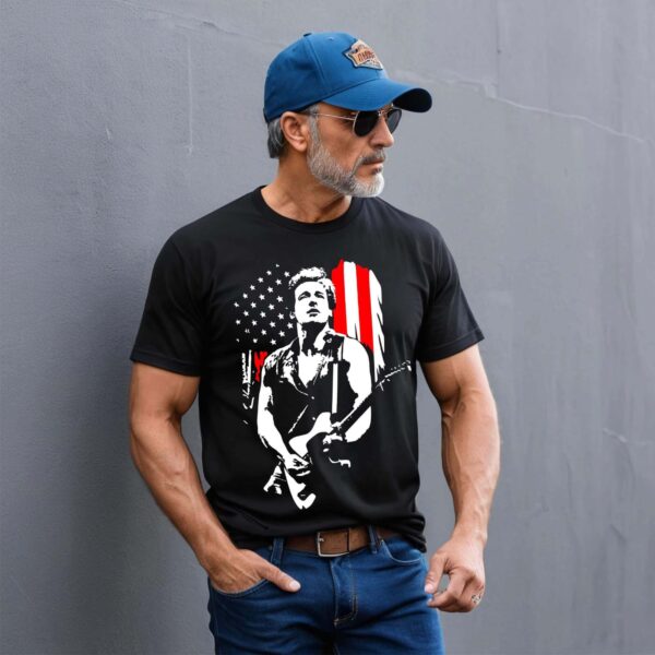 camiseta negra bruce springsteen modelo
