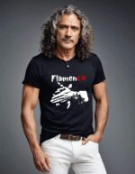 Camiseta Negra Vinycamaron Flamenco - Imagen 2