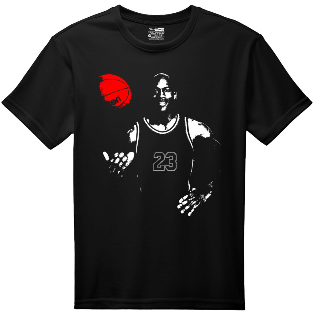 camiseta negra michael jordan