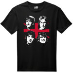 camiseta negra the beatles