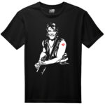 camiseta negra bon jovi