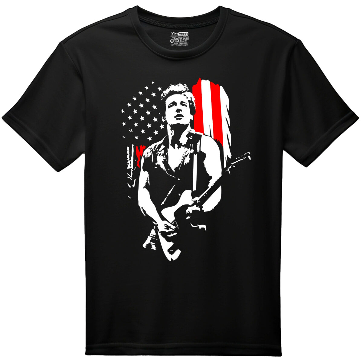 camiseta negra bruce springsteen