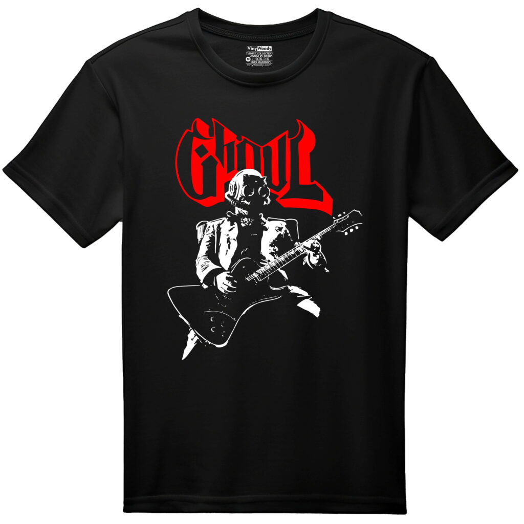 camiseta negra ghost