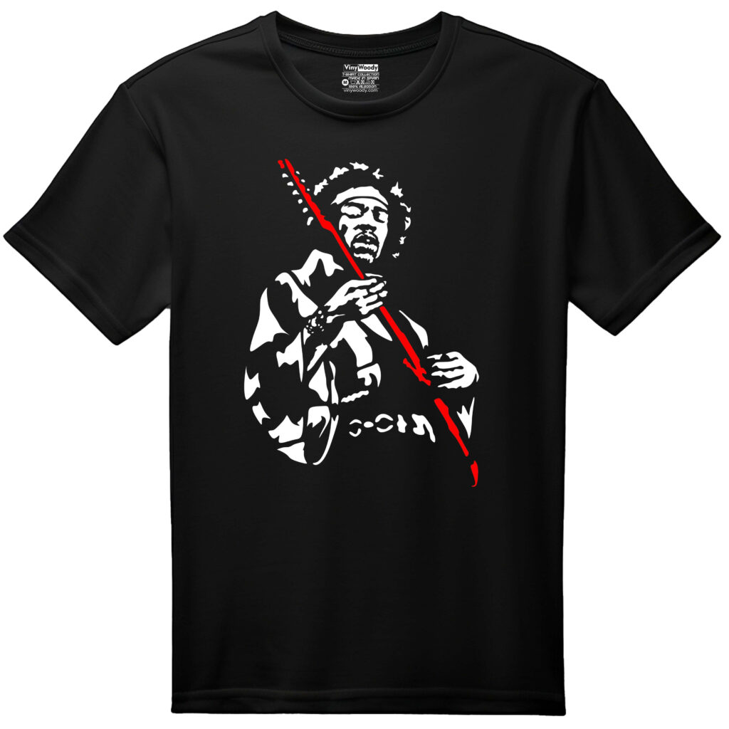camiseta negra jimi hendrix