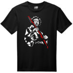camiseta negra jimi hendrix