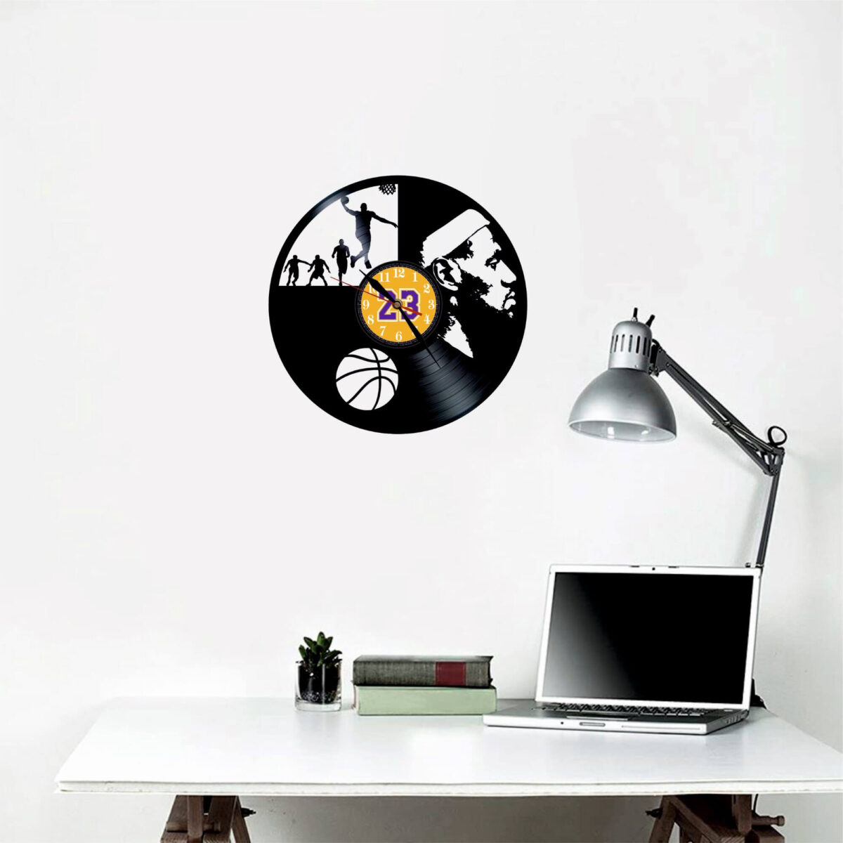 Vinylebron James Reloj de Pared - Imagen 2
