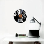 Vinysuzi Quatro Bajista Reloj de Pared - Imagen 2