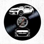 Vinyvolkswagen Golf GTI 3 Puertas Reloj de Pared