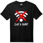 camiseta negra no wifi