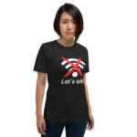 Camiseta Negra No Wifi Hablemos - Imagen 3