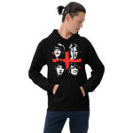 Sudadera Negra Canguro con Capucha Vinybeatles Unisex - Imagen 3
