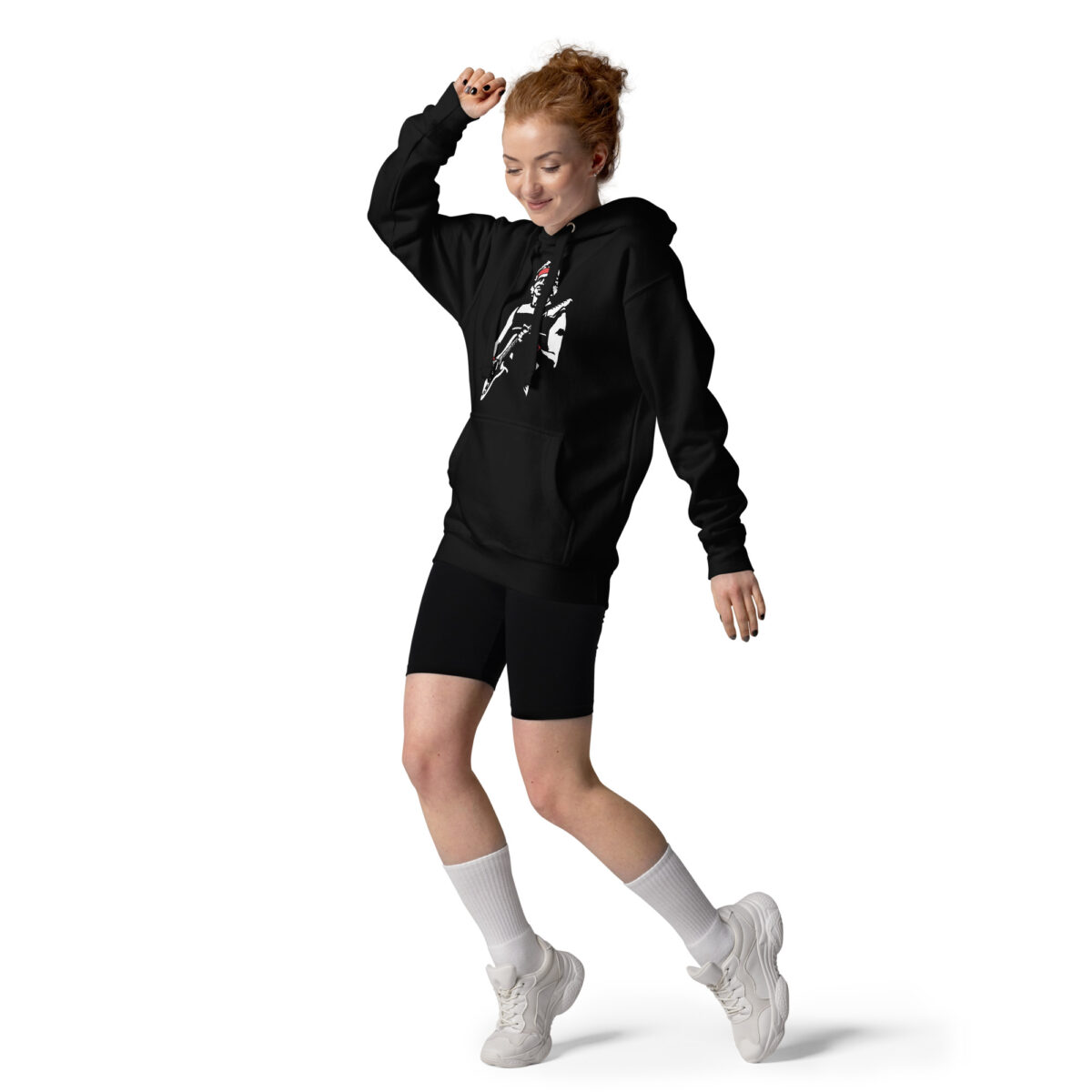Sudadera Negra con Capucha Vinydire Straits Mark Knopfler - Imagen 4