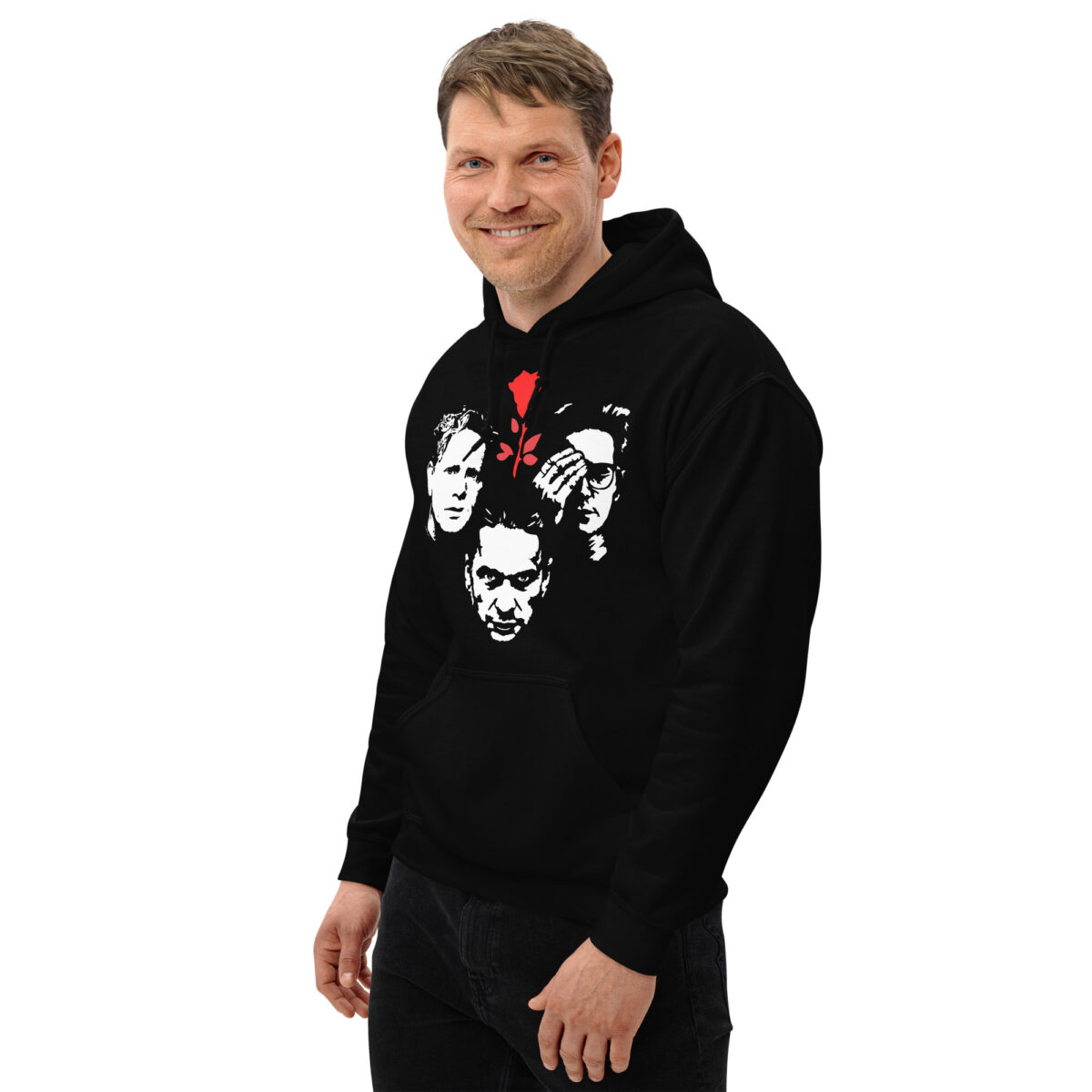 Sudadera Negra con Capucha Vinydepeche Mode - Imagen 2