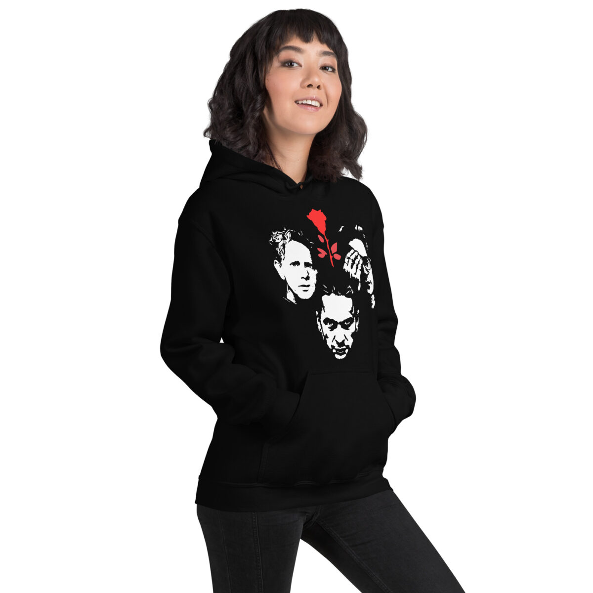 Sudadera Negra con Capucha Vinydepeche Mode - Imagen 4
