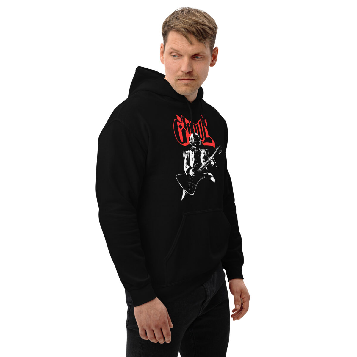 Sudadera Negra con Capucha Vinyghost - Imagen 2
