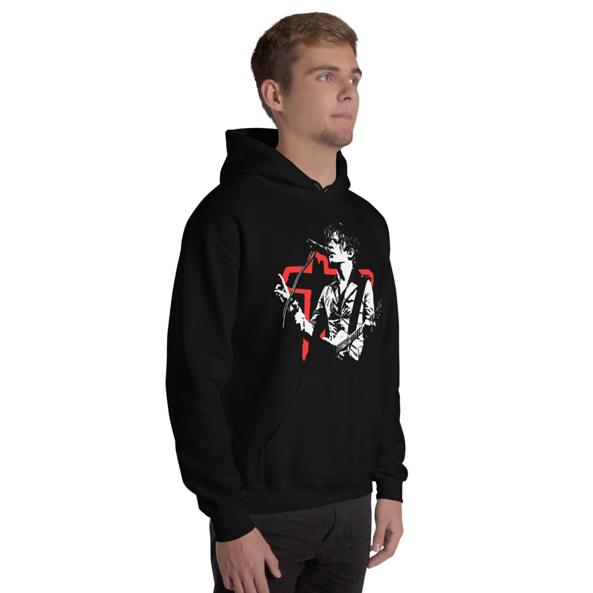 Sudadera Negra con Capucha Vinyindochine Nicola Sirkis - Imagen 4