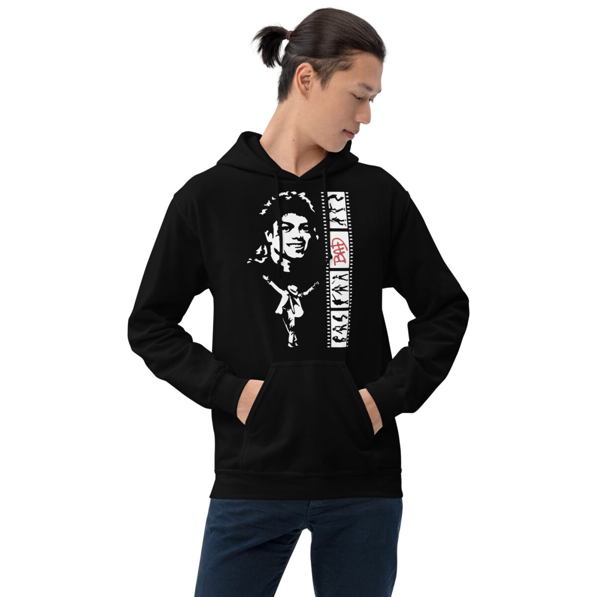 Sudadera Negra con Capucha Vinymichael Jackson - Imagen 4