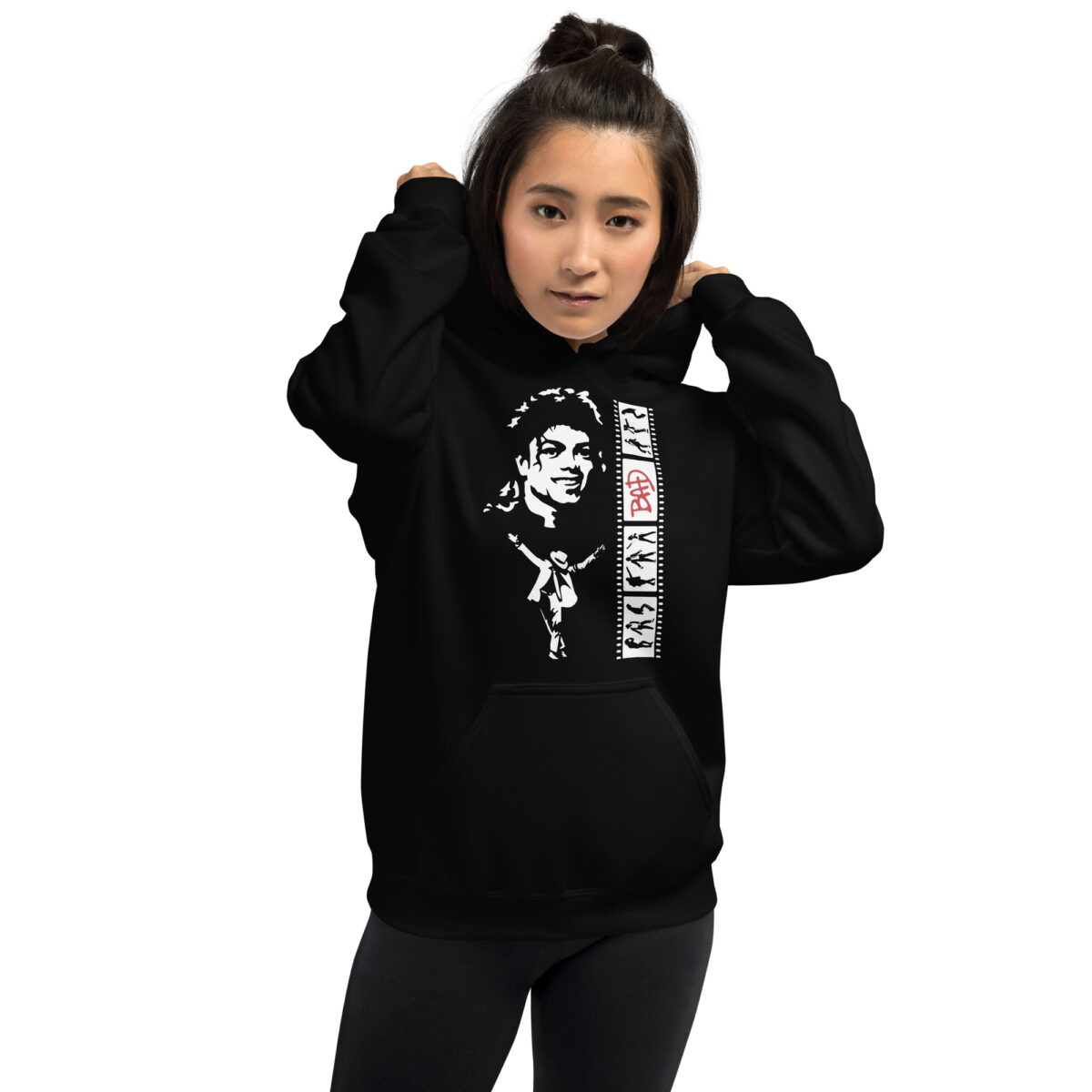 Sudadera Negra con Capucha Vinymichael Jackson - Imagen 2