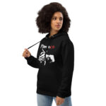 Sudadera Negra con Capucha Vinycamaron Flamenco - Imagen 3