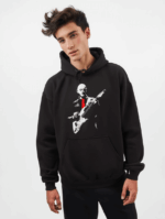 Sudadera Negra con Capucha Vinyilegales Jorge Martinez - Imagen 2