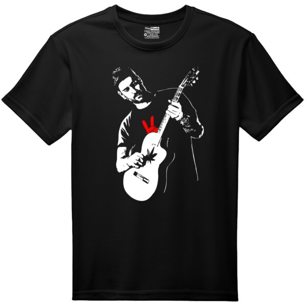 camiseta negra melendi