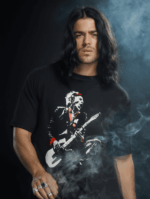 Camiseta Negra Vinyrolling Stones Keith Richards - Imagen 4