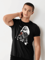 Camiseta Negra Vinysuaves Yosi - Imagen 2