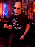 Camiseta Negra Vinyvan Halen Eddie - Imagen 3