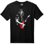 camiseta negra david gilmour pink floyd