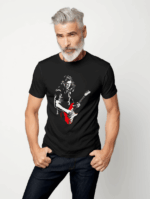 Camiseta Negra Vinypink Floyd David Gilmour - Imagen 2