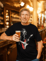 Camiseta Negra Vinypink Floyd David Gilmour - Imagen 3