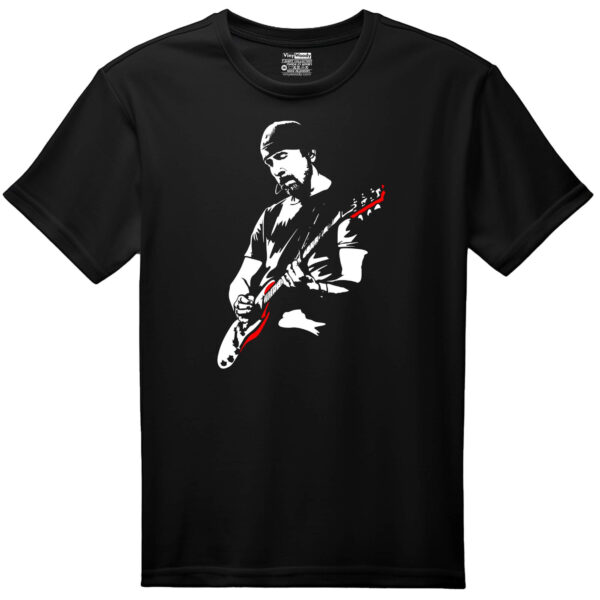 camiseta negra u2 the edge